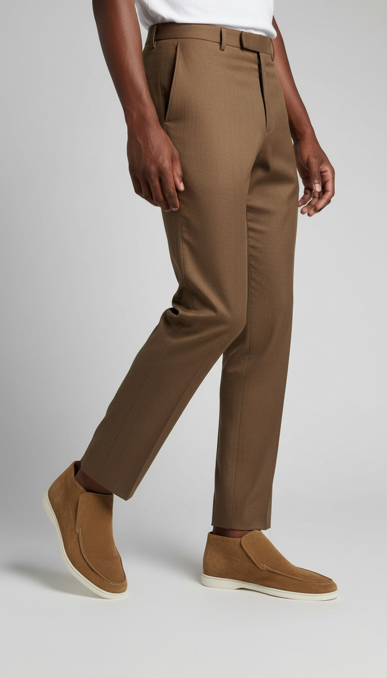 Casa Suede Ankle Loafers