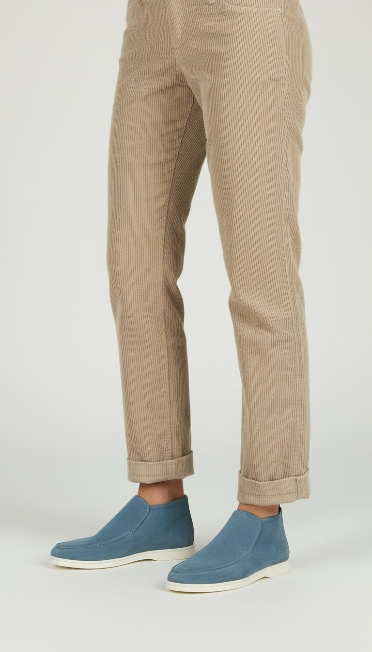 Casa Suede Ankle Loafers