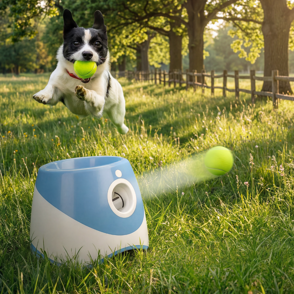 Automatic Dog Ball Launcher for Dogs – Continuous Fetch Fun