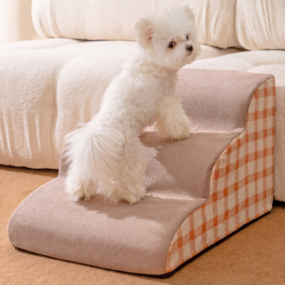 Soft Foam Pet Stairs for Dogs and Cats – Joint Support