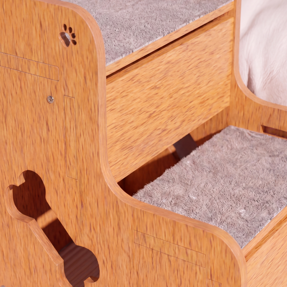 Dog Bed Climbing Ladder
