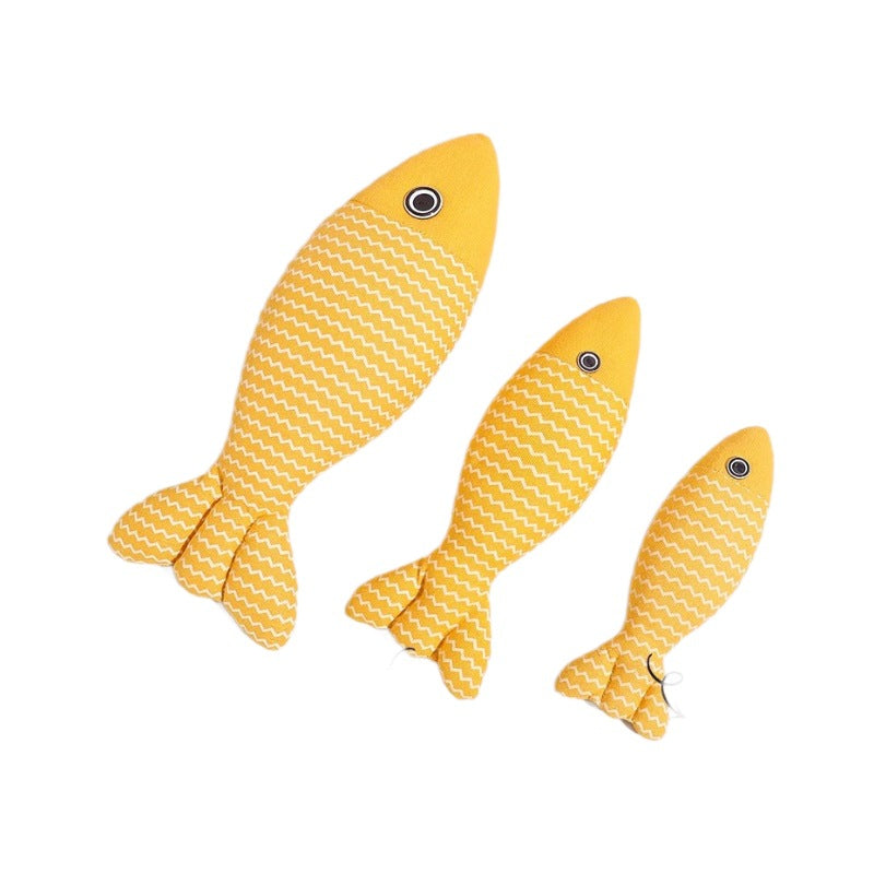 Catnip Plush Fish Toy – Interactive Cat Kicker