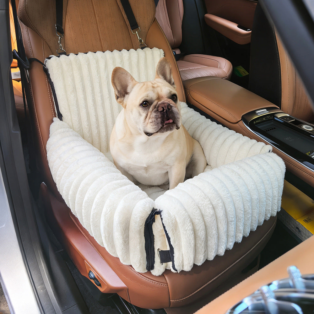 Cross-Border Portable Car Pet Bed, Travel Dog Bed, Dog Carrier Bag, Rear Passenger Seat Safety Seat