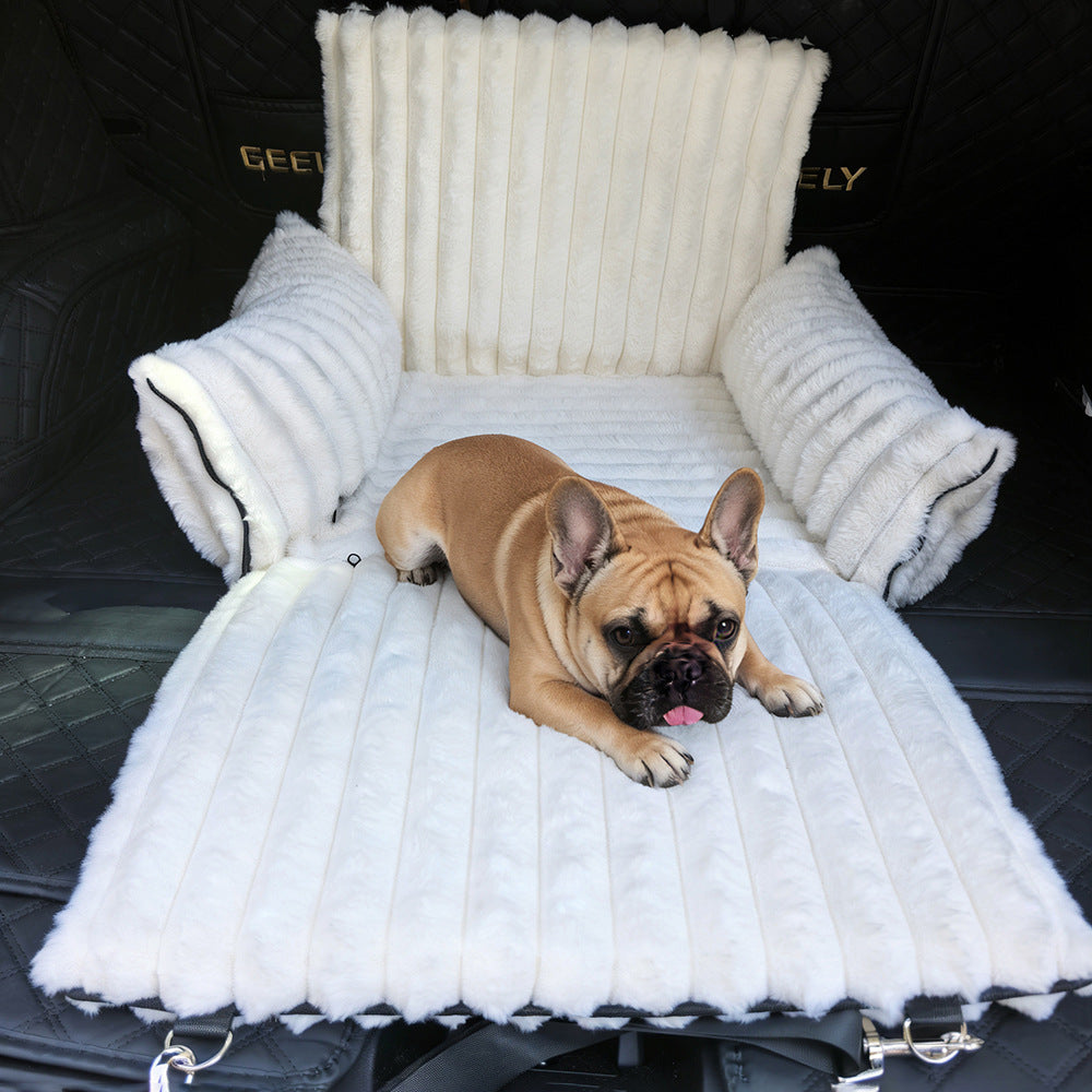 Cross-Border Portable Car Pet Bed, Travel Dog Bed, Dog Carrier Bag, Rear Passenger Seat Safety Seat