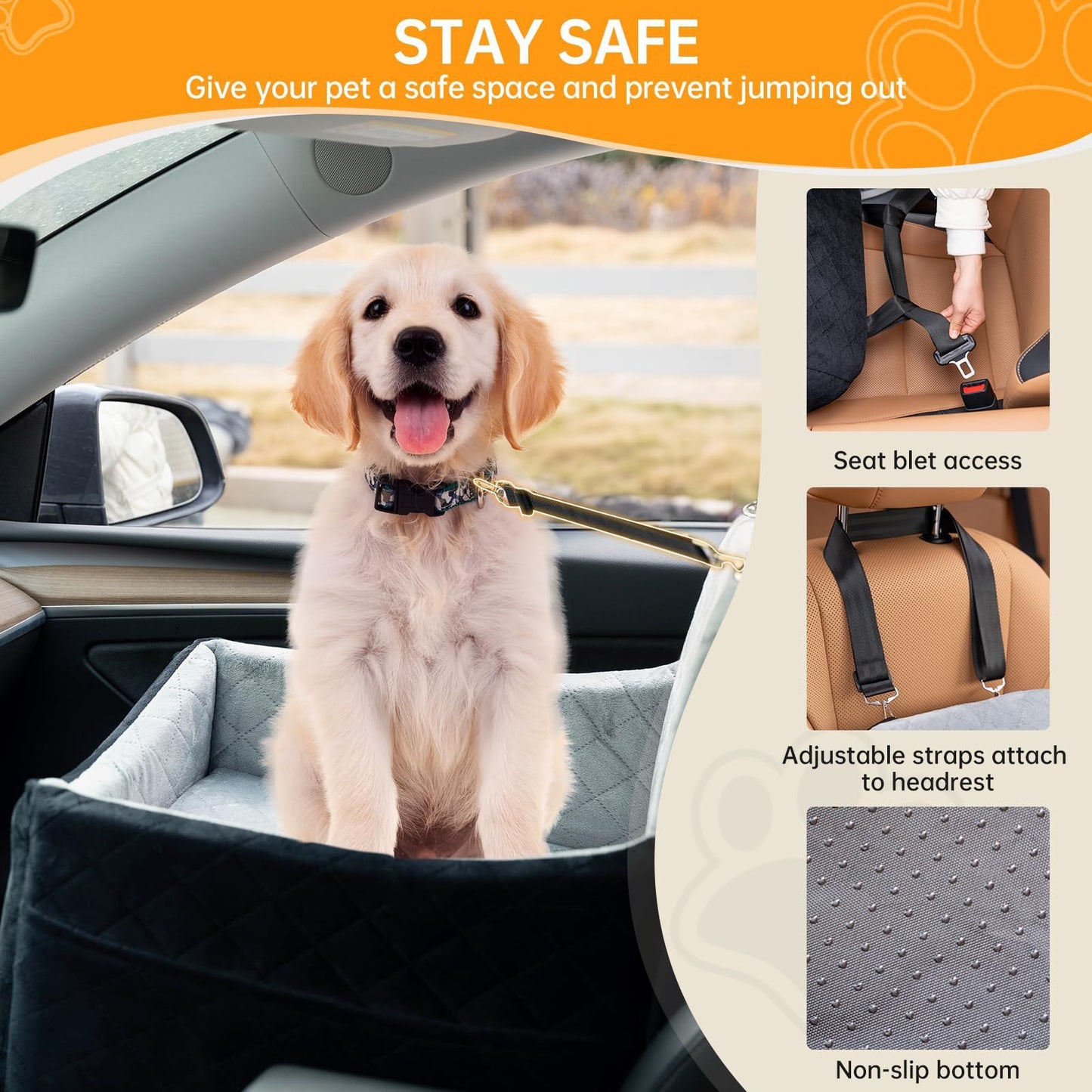 Cross-border Explosions Removable and Washable Pet Car Cat Nest Summer Cool Feeling Bottom Non-slip Car Nest Four Seasons Universal Dog Nest
