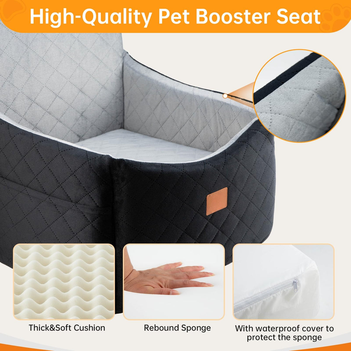 Cross-border Explosions Removable and Washable Pet Car Cat Nest Summer Cool Feeling Bottom Non-slip Car Nest Four Seasons Universal Dog Nest