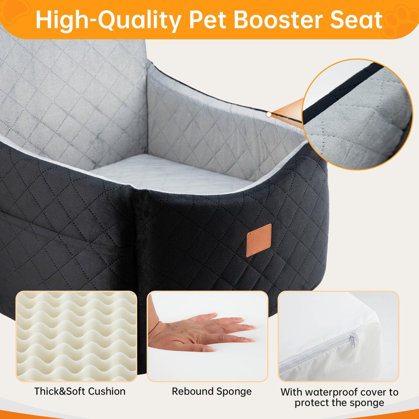 Cross-border Explosions Removable and Washable Pet Car Cat Nest Summer Cool Feeling Bottom Non-slip Car Nest Four Seasons Universal Dog Nest