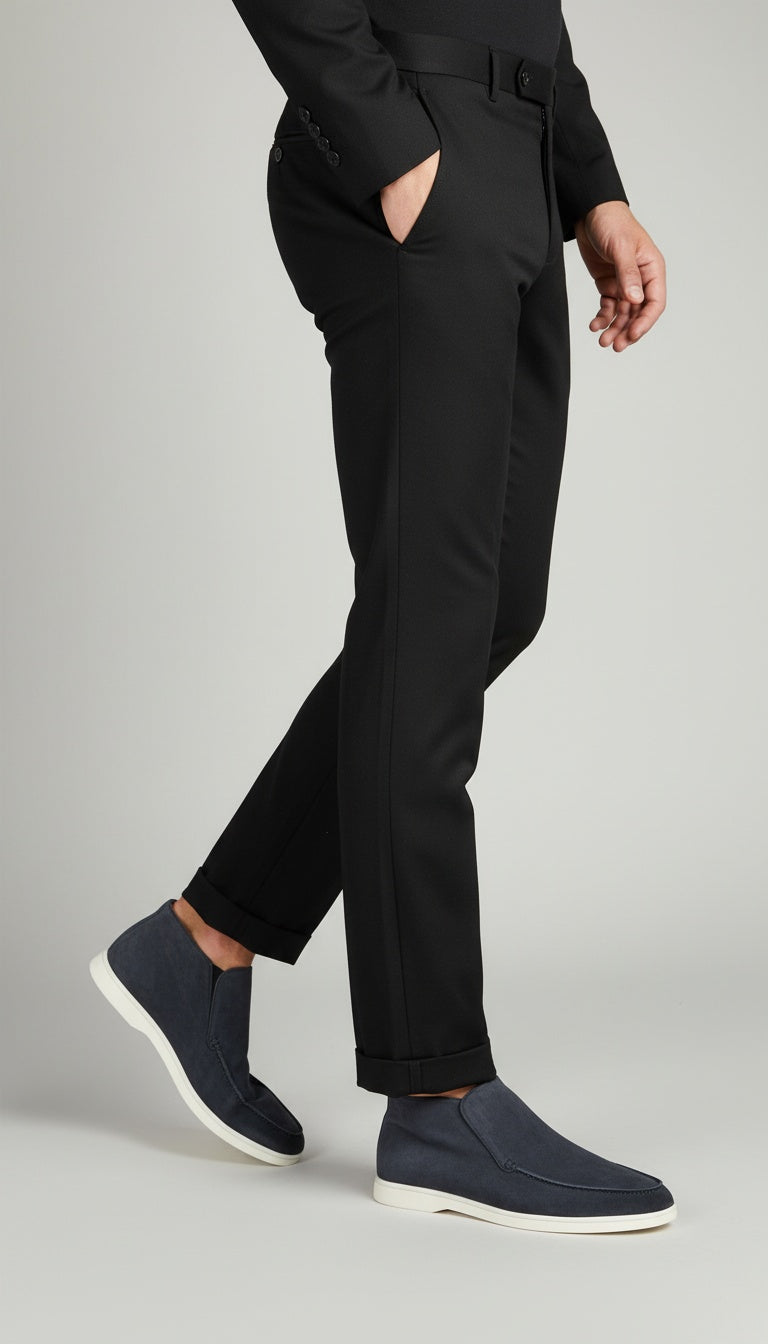 Casa Suede Ankle Loafers