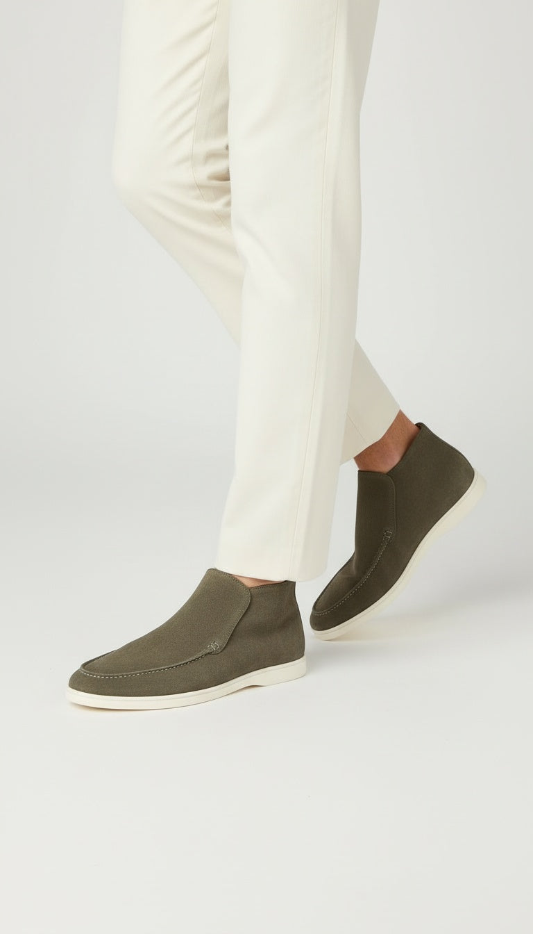 Casa Suede Ankle Loafers