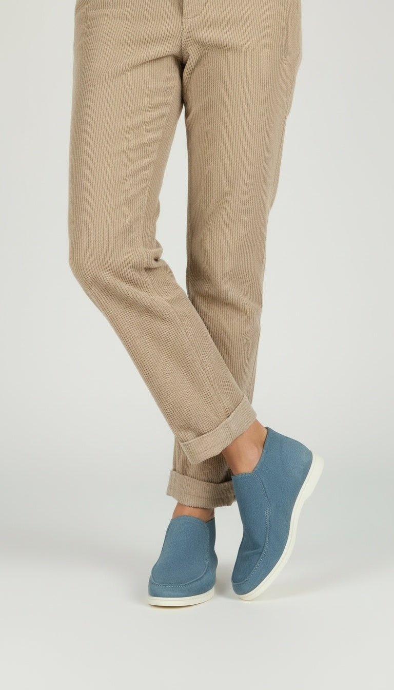 Casa Suede Ankle Loafers