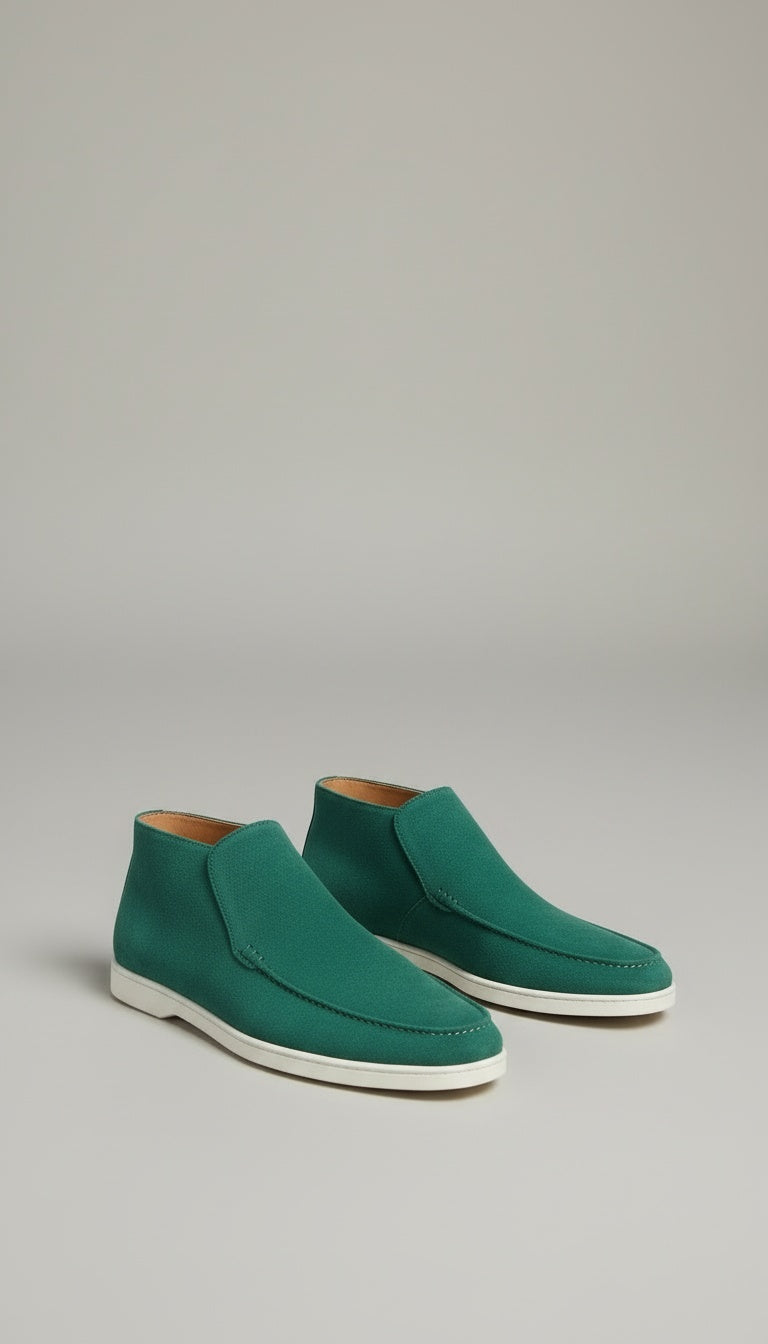 Casa Suede Ankle Loafers