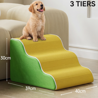 Orthopedic Foam Pet Stairs – Non-Slip, Washable Cover