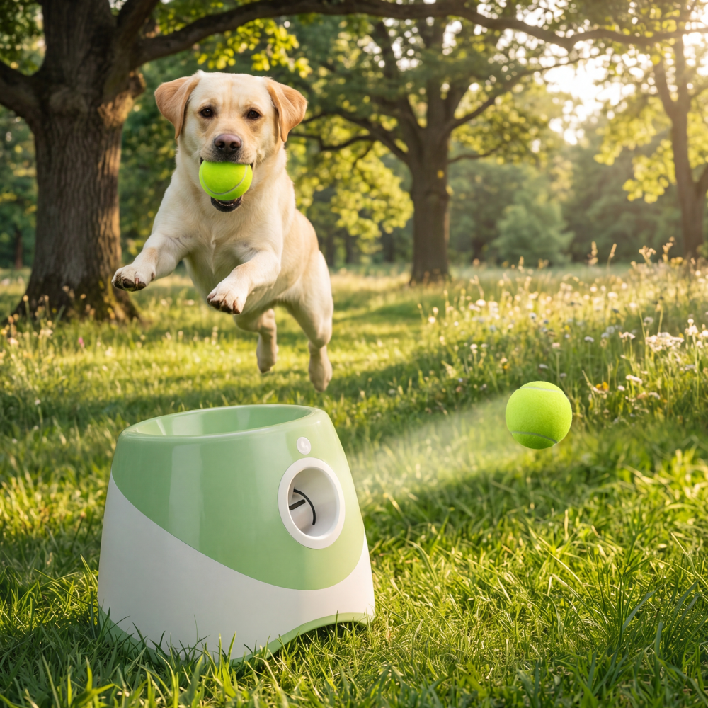 Automatic Dog Ball Launcher for Dogs – Continuous Fetch Fun