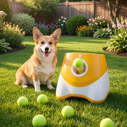 Automatic Dog Ball Launcher for Dogs – Continuous Fetch Fun