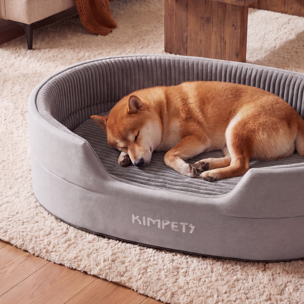 Orthopedic Bolster Pet Bed With High Sides